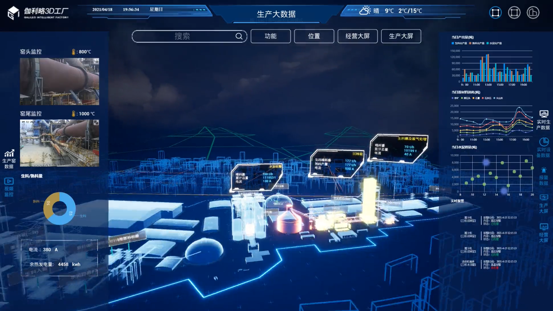 Read more about the article <strong>智慧水泥工厂：数字孪生可视化技术聚焦数字化管理</strong>