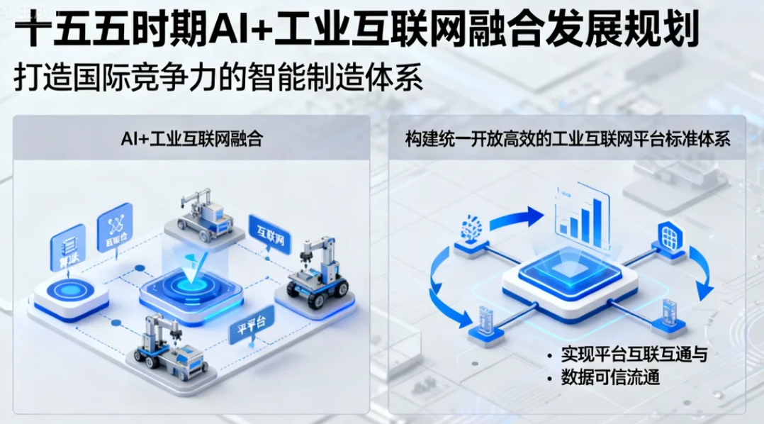 You are currently viewing 十五五规划下AI+工业互联网的政策机遇与平台生态构建